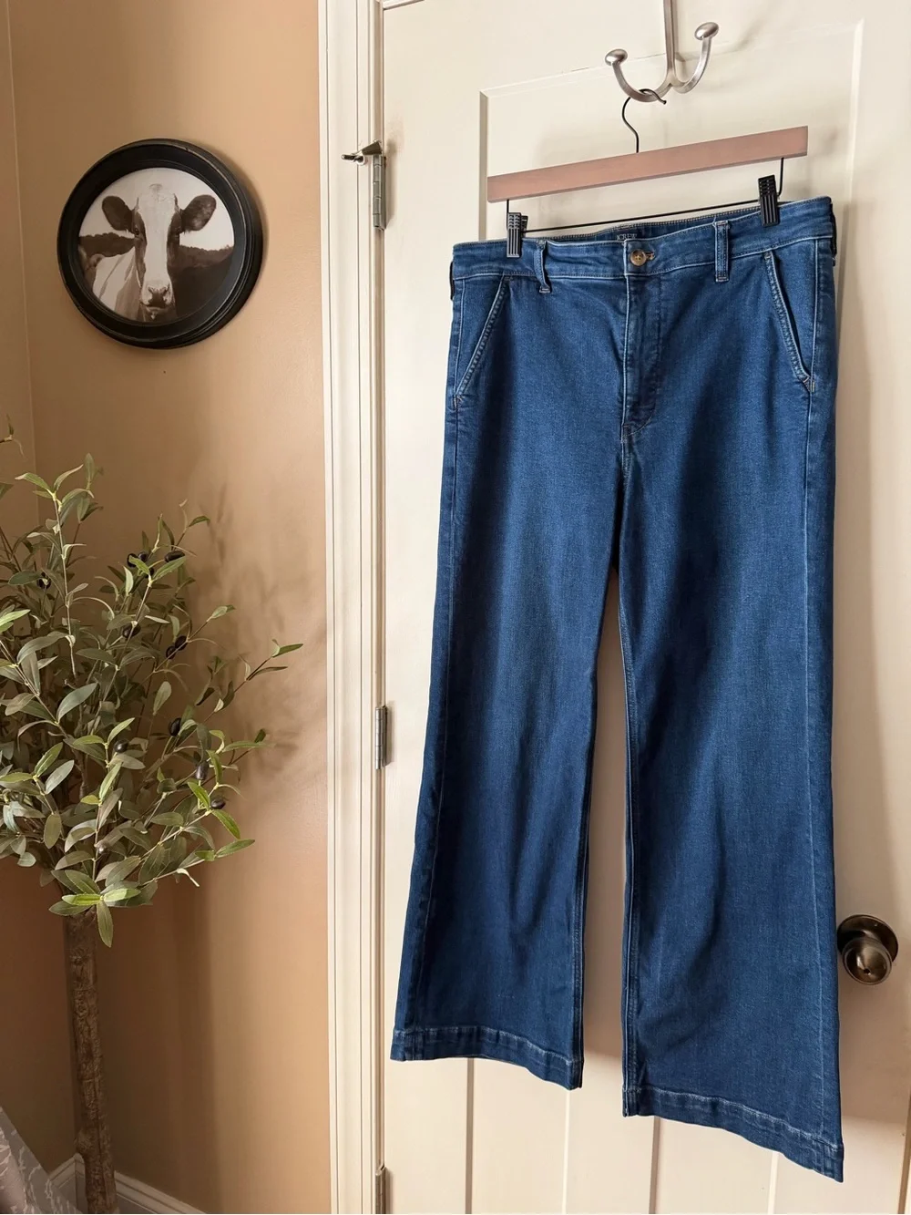NWOT J. Crew High Rise Wide-Leg Jeans Size 12